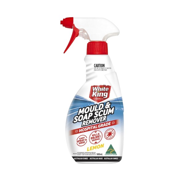 116 White King Mould & Soap Scum Remover Lemon Hospital Grade 500ml - Image 1