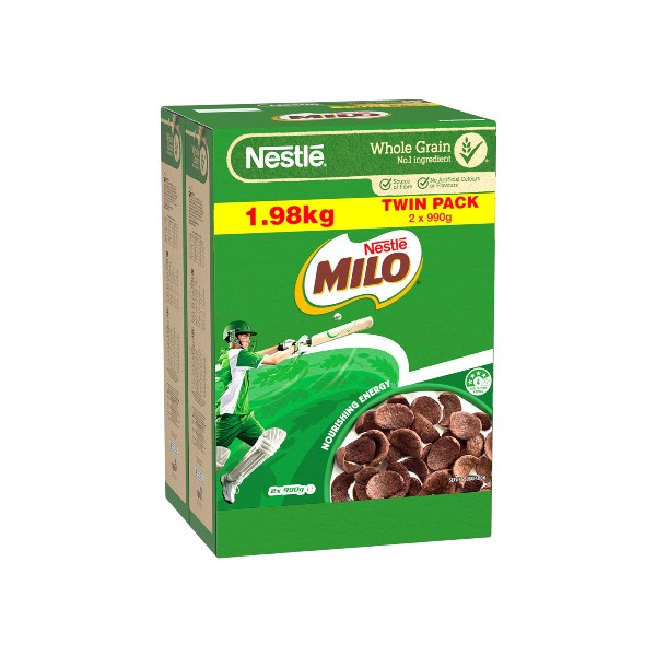 product-45 Nestle Milo Cereal Twin Pack 2 X 990g - Image 1